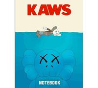 Graffiti Kaws Swim or Die Pop Art Style Inspired College Ruled Notebook: Street Art Notebook For Teens ( 8.5 x 11 inches) Blank Lined Notebook Journal- 120 Pages