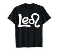 Graffiti Leo Texto Símbolo Astrológico Signo del Zodíaco Camiseta