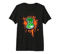 Graffiti Letra B Drip Street Art Design Camiseta Premium