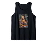 Graffiti Mona Lisa Pop Art - Colorful Street Art Masterpiece Camiseta sin Mangas