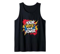 Graffiti Político - Cívico - Tu Vote Tu Poder Gráfico Camiseta sin Mangas