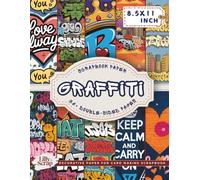 Graffiti Scrapbook Paper: 48 Double-Sided 8.5x11 Sheets with Bold Graffiti, Urban Street Art & Spray Paint Patterns, Grunge Backgrounds