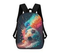 Graffiti Soccer Explosion Abstract Colorful Football Wall Art Vibrant Street Art Soccer Ball For... Mochila Escolar Infantil Impresa En 3D Para Niños, Mochilas De Viaje, Bolsas Para Libros Para Niño