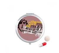 Graffiti street cultura tribu urbana Travel bolsillo píldora caso medicina dispensador espejo regalo caja de almacenamiento