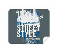 Graffiti Street Landmark Urban Art - Juego de 2 gamuzas limpiadoras para pantallas de teléfono, tela de ante