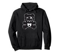 Graffiti Teddy Bear Street Art - Dark Urban Spray Paint Bear Sudadera con Capucha