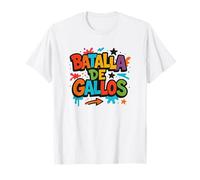 Graffiti Urbano "Batalla de Gallos" Freestyle Street Art Camiseta