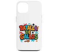 Graffiti Urbano "Batalla de Gallos" Freestyle Street Art Carcasa para iPhone 13