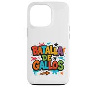 Graffiti Urbano "Batalla de Gallos" Freestyle Street Art Carcasa para iPhone 13 Pro