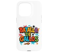 Graffiti Urbano "Batalla de Gallos" Freestyle Street Art Carcasa para iPhone 15 Pro