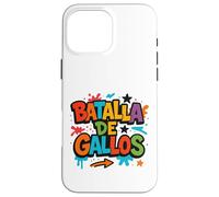 Graffiti Urbano "Batalla de Gallos" Freestyle Street Art Carcasa para iPhone 16 Pro Max