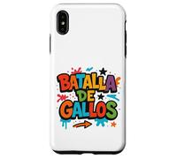 Graffiti Urbano "Batalla de Gallos" Freestyle Street Art Carcasa para iPhone XS Max