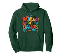 Graffiti Urbano "Batalla de Gallos" Freestyle Street Art Sudadera con Capucha