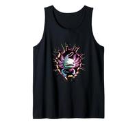 Graffiti Wall Art Ajolote Salamandra Ajolotes Camiseta sin Mangas