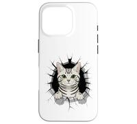 Graffiti Wall Art American Shorthair Carcasa para iPhone 16 Pro