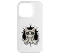 Graffiti Wall Art American Shorthair Sunglasses Carcasa para iPhone 14 Pro