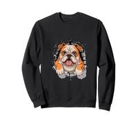 Graffiti Wall Art English Bulldog Sudadera