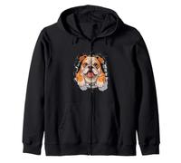 Graffiti Wall Art English Bulldog Sudadera con Capucha