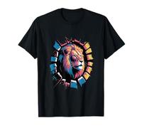Graffiti Wall Art León Leones Camiseta