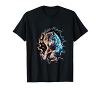 Graffiti Wall Art Lobo Lobos Camiseta