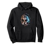 Graffiti Wall Art Lobo Lobos Sudadera con Capucha