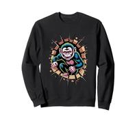 Graffiti Wall Art Mono Capuchino Sudadera