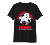 Gráfica de Fantasmas de I'm Actually Not Funny para Halloween Camiseta Premium