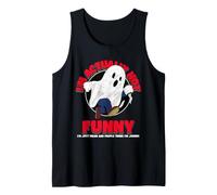 Gráfica de Fantasmas de I'm Actually Not Funny para Halloween Camiseta sin Mangas