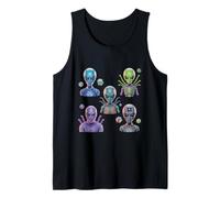 Gráfico 3D Aliens I Like Aliens More Than People I'm Alien Camiseta sin Mangas
