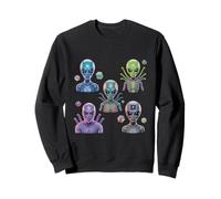 Gráfico 3D Aliens I Like Aliens More Than People I'm Alien Sudadera