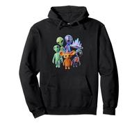 Gráfico 3D Aliens I Like Aliens More Than People I'm Alien Sudadera con Capucha
