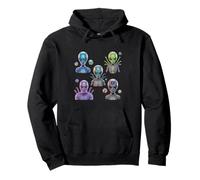 Gráfico 3D Aliens I Like Aliens More Than People I'm Alien Sudadera con Capucha
