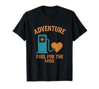 Gráfico Adventure Fuel for The Soul para Acampar y Hacer Senderismo Camiseta