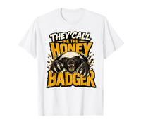 Gráfico Animal Feroz They Call Me The Honey Badger Camiseta