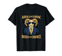 Gráfico Aries Zodiac Astrology Boss by Choice Ram Camiseta