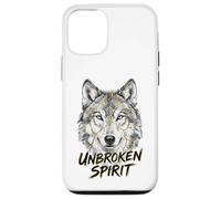 Gráfico artístico Kintsugi Wolf Unbroken Spirit Resilience Carcasa para iPhone 12/12 Pro