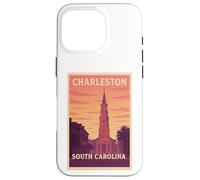 Gráfico artístico Sunset Charleston, Carolina del Sur, Carolina del Sur, SC, Dawn Travel Carcasa para iPhone 16 Pro
