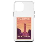 Gráfico artístico Sunset Charleston, Carolina del Sur, Carolina del Sur, SC, Dawn Travel Carcasa para iPhone 12 mini