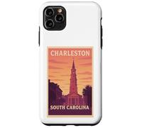Gráfico artístico Sunset Charleston, Carolina del Sur, Carolina del Sur, SC, Dawn Travel Carcasa para iPhone 11 Pro Max