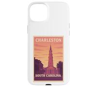 Gráfico artístico Sunset Charleston, Carolina del Sur, Carolina del Sur, SC, Dawn Travel Carcasa para iPhone 15 Plus