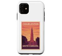 Gráfico artístico Sunset Charleston, Carolina del Sur, Carolina del Sur, SC, Dawn Travel Carcasa para iPhone 11