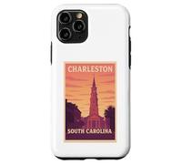 Gráfico artístico Sunset Charleston, Carolina del Sur, Carolina del Sur, SC, Dawn Travel Carcasa para iPhone 11 Pro
