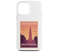 Gráfico artístico Sunset Charleston, Carolina del Sur, Carolina del Sur, SC, Dawn Travel Carcasa para iPhone 13 Pro Max