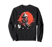 Gráfico artístico Ukiyo-e de Fox Warrior Japanese Sunset Sudadera