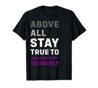 Gráfico Asexual Pride con colores Ace Flag Camiseta