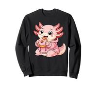 Gráfico Axolotl Eating Donut Anime Axolotl Kawaii Sudadera