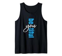Gráfico azul Be-You-tiful azul Camiseta sin Mangas