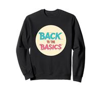 Gráfico Back to The Basics para un Look Atemporal Sudadera