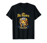 Gráfico Be Brave Little Lion Kawaii Knight Cub Camiseta
