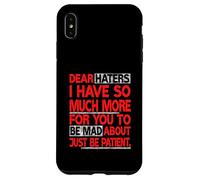 Gráfico Be Mad Red de Red Dear Haters Carcasa para iPhone XS Max